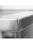 Évier restauration inox - 2 bacs à gauche - Avec étagère sous - Budget Line - G-Line RVS-M-00155 €629.00 Tables de rinçage en acier inoxydable
