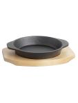 Plat de service Bistro - H 4,5 x 20 x 15 CM - 0,92 KG - Ø14 CM - Fonte - Noir - 861510 861510 €10.95 Présentation