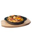 Plat de service Bistro - H 4,5 x 20 x 15 CM - 0,92 KG - Ø14 CM - Fonte - Noir - 861510 861510 €10.95 Présentation