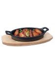Plat de service Bistro - H 5,5 x 17 x 12 CM - 1 KG - Fonte - Noir - 861512 861512 €11.90 Présentation