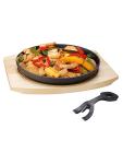 Plat de service Bistro - H 4 x 27 x 24 CM - 1,88 KG - Ø22 CM - Fonte - Noir - 861515 861515 €17.50 Présentation