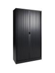 Armoire à portes roulantes - Noir - H 195 x 120 x 43 CM - Proflight 20402 €459.00 Armoires à portes tambour