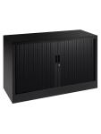 Armoire à portes roulantes - Noir - H 69 x 120 x 43 CM - Proflight 20427 €319.00 Armoires à portes tambour