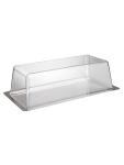 Porte-gâteau - H 10 x 33 x 17 CM - 0,52 KG - acier inoxydable 18/0 - 130176 E130176 €10.25 Présentoirs à gâteaux