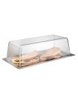 Porte-gâteau - H 10 x 33 x 17 CM - 0,52 KG - acier inoxydable 18/0 - 130176 E130176 €10.25 Présentoirs à gâteaux