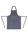 Tablier Halter - Unisexe - Bleu Foncé/Blanc - 71,1 x 96,5 CM - Polyester/Coton - Vêtements de Chefs Blancs - A535 A535 €11.69 Tabliers et tabliers à bavette