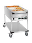 Bain-Marie - 3 x GN 1/1 - H 91 x 65,5 x 130 cm - Bartscher - 200262 200262 €1,404.95 Chariots de transport