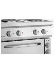Cuisinière - 4 Foyers - Avec four - Fonte - Bartscher - 286225 286225 €3,199.00 Ligne Bartscher 700