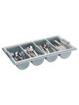 Range-couverts - 1/1 GN - 4 compartiments - Gris - Plastique - G-Line 77202 €5.95 Unités de distribution de couverts