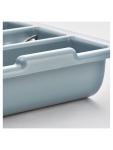 Range-couverts - 1/1 GN - 4 compartiments - Gris - Plastique - G-Line 77202 €5.95 Unités de distribution de couverts