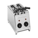 Tosti Apparaat - H 30 x 18 x 30 CM - 4.1 KG - 220 - 240 V - 1300 W - RVS - MilanToast - 420002 420002 €273.00 Tosti / broodrooster apparatuur