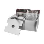 Friteuse - H 34,6 x 54 x 40,9 CM - 12 KG - 220 - 240 V - 3250 W - Inox - 8 Litres - Electrique - Caterchef - 688208 688208 €210.31 Friteuses 230 volts