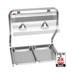 Pont chauffant - H 71,3 x 70 x 49,4 CM - 24 KG - 220 - 240 V - 500 W - Inox - 710220 710220 €433.00 Lampe chauffante
