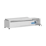 Vitrine réfrigérée - H 28.1 x 120 x 33.5 CM - 20 KG - 220 - 240 V - 160 W - Statique - R600A - Inox - 34 Litre - +2°C / +8°C - Cool Head - 712015 712015 €626.00 Vitrine avec couvercle en acier inoxydable