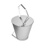 Vetopvang Emmer - H 32 CM - 2 KG - RVS 18/10 - 17 Liter - 820017 820017 €160.44 RVS emmers