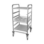 Chariot panier lave-vaisselle - H 116 x 64 x 63,3 CM - 17 KG - Inox - 921151 921151 €353.00 Chariots régaliens