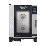 Cheftop Mindplus - H 101 x 75 x 78.3 CM - 97.6 KG - 380 - 415 - Sans - Prise V - 18500 W - Inox - +30°C / +260°C - Unox - 596254 E596254 €8,106.35 Four mixte