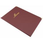 Carte de menu Classic - A4 - Rouge vin - Polyuréthane - Securit MC-CRA4-WR €13.95 Cartes de menu