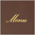 Carte de menu Classic - A4 - Rouge vin - Polyuréthane - Securit MC-CRA4-WR €13.95 Cartes de menu
