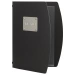 Carte de menu Rio - A5 - Noir - Polyuréthane - Securit MC-RCA5-BL €7.95 Cartes de menu