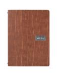 Carte de menu Ruga - A4 - Marron - Cuir - Securit MC-LRA4-RUBR €28.95 Cartes de menu