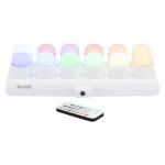 Theelicht Set - Amsterdam - Led - 12 Kleuren - Securit LP-AM-RGB €99.95 Tafelverlichting
