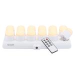 Theelicht Set - Amsterdam - Led - Warm Licht - Wit - Securit LP-AM-WH €89.95 Tafelverlichting