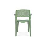 Fauteuil de jardin Milan - Accoudoirs - Vert - G-Line 84687 €39.95 Chaises de terrasse