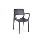 Fauteuil de jardin Milan - Accoudoirs - Anthracite - G-Line 84690 €39.95 Chaises de terrasse
