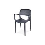 Fauteuil de jardin Milan - Accoudoirs - Anthracite - G-Line 84690 €39.95 Chaises de terrasse