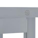 Table de rinçage pour restauration en acier inoxydable - 2 bols à gauche - avec support de fond - démontable - G-Line RVS-M-00163 €479.00 Tables de rinçage en acier inoxydable