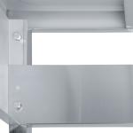 Table de rinçage pour restauration en acier inoxydable - 2 bols à gauche - avec support de fond - démontable - G-Line RVS-M-00163 €479.00 Tables de rinçage en acier inoxydable