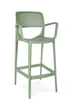 Tabouret de bar de terrasse Milan - Accoudoirs - Vert - Plastique - G-Line 84723 €69.95 Tabourets de terrasse