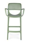 Tabouret de bar de terrasse Milan - Accoudoirs - Vert - Plastique - G-Line 84723 €69.95 Tabourets de terrasse