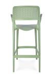 Tabouret de bar de terrasse Milan - Accoudoirs - Vert - Plastique - G-Line 84723 €69.95 Tabourets de terrasse