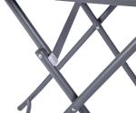 Table de patio Toscane - Anthracite - H 71,5 x L 60 x P 60 cm - G-Line HW-146856 €39.95 Table de terrasse
