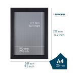 Cadre pliant - Noir - DTM Primera HU444 €21.39 Présentation