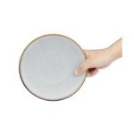 Assiette - 6 pièces - Gris - Porcelaine - Ø 18 x H 2.1 CM - Olympia FU189 €66.99 Assiettes