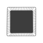 Plateau - Noir - Fer - Olympia DP673 €8.59 Plateaux à bière