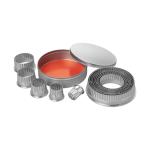 Boîte de connexion - 14 pièces - ronde - dentelée - acier inoxydable - Emga E015101 €13.25 Formes
