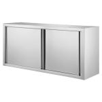 Armoire murale - Portes coulissantes - H 65 x L 180 x P 40 CM - inox - G-Line GL-155986 €339.00 Armoires chaudes