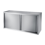 Armoire murale - Portes coulissantes - H 65 x L 140 x P 40 CM - inox - G-Line GL-155984 €289.00 Armoires chaudes