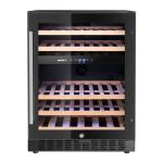 Refroidisseur à vin - Porte en verre - 1 porte - 137 L - 44 bouteilles - Hendi H237106 €798.00 Armoires climatiques pour le vin