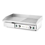 Plaque à pâtisserie - Electrique - Lisse/Ribbed - Table top - 400V - Budget Line - Hendi H154991 €380.00 Plaque de cuisson électrique