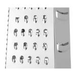 Râpe - 6 faces - H 21.8 CM - acier inoxydable - Hendi H443033 €4.95 Râper/presser/couper