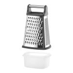Râpe - 4 faces - Avec récipient - acier inoxydable - Hendi H443026 €9.95 Râper/presser/couper