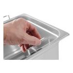 Bac gastronorme - Avec poignées - 1/1 GN - 200 MM - acier inoxydable - Profi Line - Hendi H803202 €63.50 Poignées de bacs GN