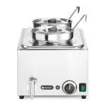 Bain Marie - Avec robinet de vidange - 2 pots - 230V - inox - Hendi H201473 €195.00 Bain marie