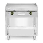 Plaque de cuisson - Gaz - Lisse - Modèle sur pied - L 80 CM - inox - Hendi H220207 €3,350.00 Plaque à pâtisserie gaz