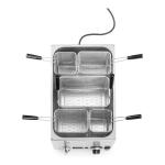 Pastakoker - Aftapkraan  - 25 L - 5 Manden - 230V - 3500W - RVS - Hendi H240496 €265.00 Pastakoker